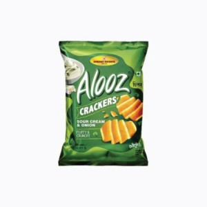 Bombay Sweets Alooz Crackers Sour Cream &amp; Onion 25g